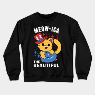 Meowica the beautiful Crewneck Sweatshirt